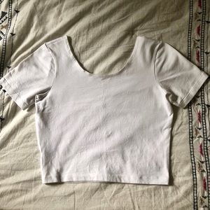 American Apparel cotton spandex crop top